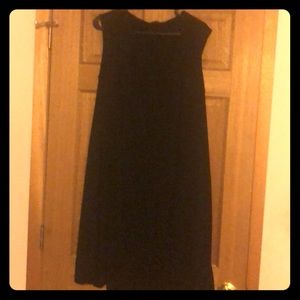 Black sheath dress
